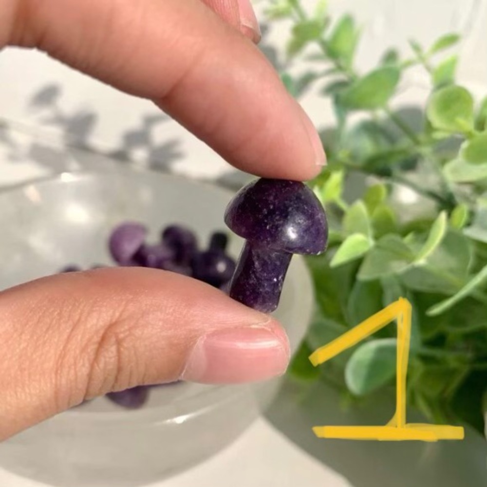 5 mini crystal mushrooms for 15